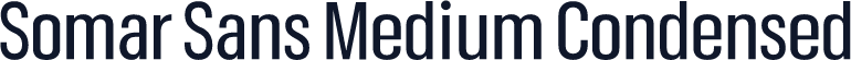 Somar Sans Medium Condensed