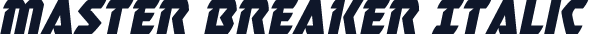 Master Breaker Italic