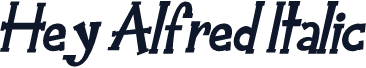 Hey Alfred Italic