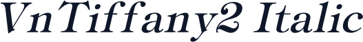 VnTiffany2 Italic