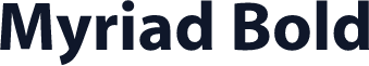 Myriad Bold