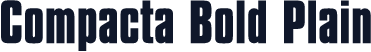 Compacta Bold Plain