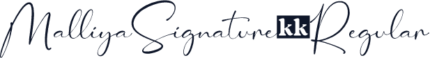 MalliyaSignature-Regular