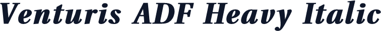Venturis ADF Heavy Italic