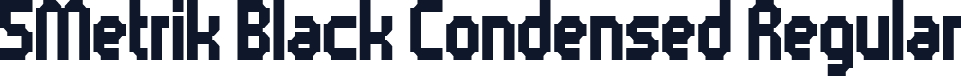 5Metrik Black Condensed Regular