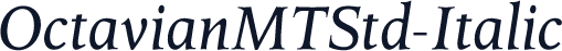 OctavianMTStd-Italic
