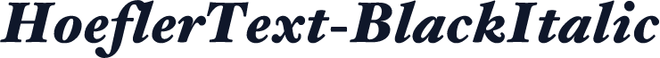 HoeflerText-BlackItalic