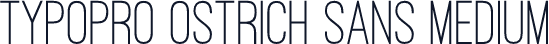 TypoPRO Ostrich Sans Medium