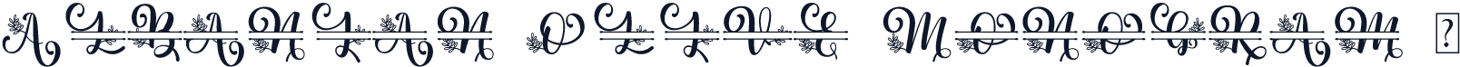 Albanian Olive Monogram 2