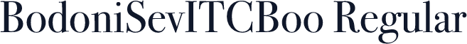 BodoniSevITCBoo Regular