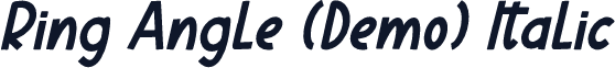 Ring Angle (Demo) Italic
