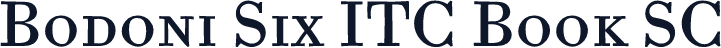 Bodoni Six ITC Book SC