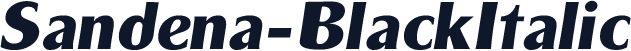 Sandena-BlackItalic