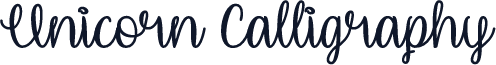 Unicorn Calligraphy