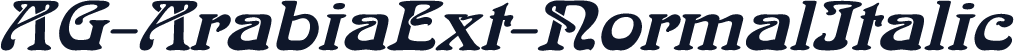 AG-ArabiaExt-NormalItalic