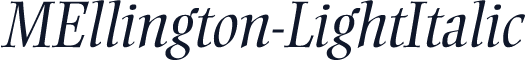 MEllington-LightItalic