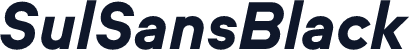 SulSansBlack