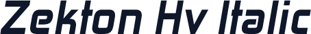 Zekton Hv Italic