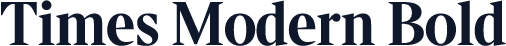 Times Modern Bold