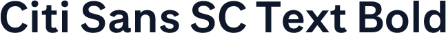 Citi Sans SC Text Bold