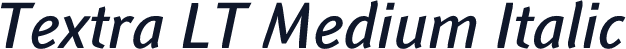 Textra LT Medium Italic