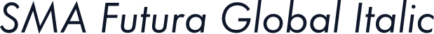 SMA Futura Global Italic