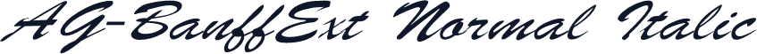AG-BanffExt Normal Italic