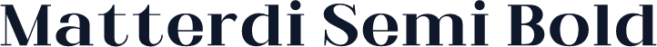 Matterdi Semi Bold