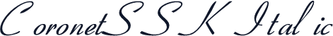 CoronetSSK Italic