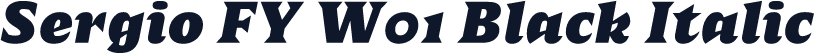 Sergio FY W01 Black Italic