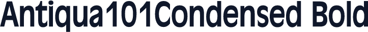 Antiqua101Condensed Bold