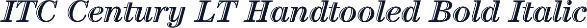 ITC Century LT Handtooled Bold Italic