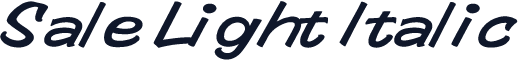 Sale Light Italic