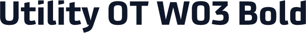 Utility OT W03 Bold