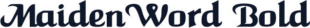 MaidenWord Bold