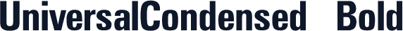UniversalCondensed Bold