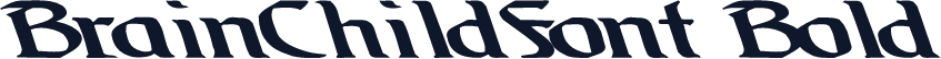 BrainChildFont Bold