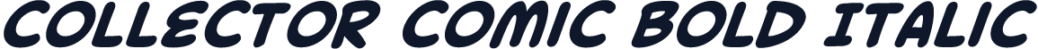 Collector Comic Bold Italic