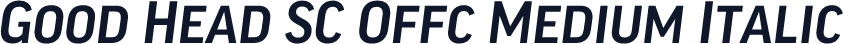 Good Head SC Offc Medium Italic