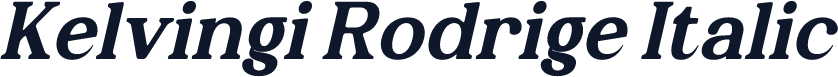Kelvingi Rodrige Italic