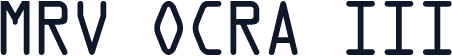 MRV OCRA III