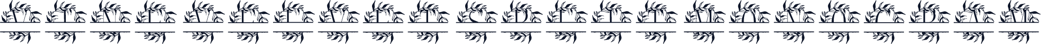 Vine Velvet Split Monogram