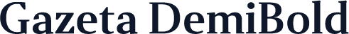 Gazeta DemiBold