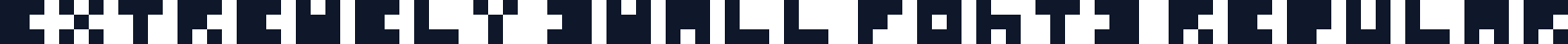 Extremely Small Fonts Regular
