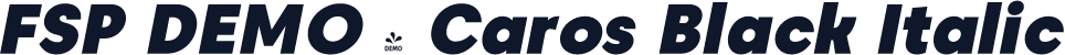 FSP DEMO - Caros Black Italic