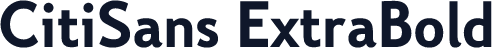 CitiSans ExtraBold