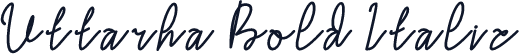 Uttarha Bold Italic