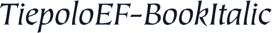 TiepoloEF-BookItalic