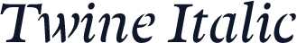 ☞Twine Italic