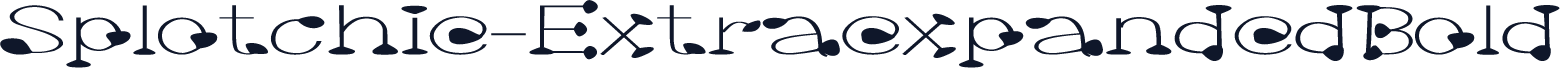 Splotchie-ExtraexpandedBold